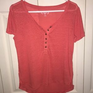 Quarter Button-Up Shirt